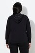 Veste en molleton à capuche, poches zippées et manches longues raglan