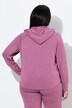 Giacca di felpa con cappuccio, tasche con zip e maniche lunghe raglan