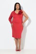 Robe en jersey avec application floral, one shoulder