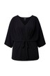 Kimono tričko, vázací pásek, výstřih do V, 3/4 rukávy