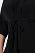 Kimono-shirt, strikceintuur, V-hals, 3/4-mouwen