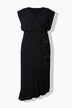 Robe maxi en jersey sans manches, avec décolleté en V et ruché