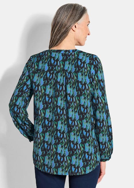 GOLDNER Blouse met print Gedessineerde blouse met unieke print