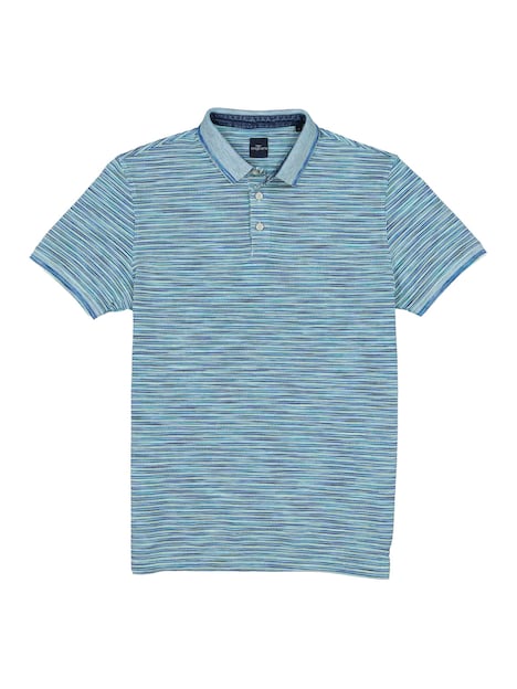Herren Polo-Shirt meliert , Hellgruen