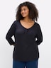 3/4-Arm-Shirt 3/4-Arm-Shirt mit dekorativen Raffungen 3/4-Arm keine Angabe
