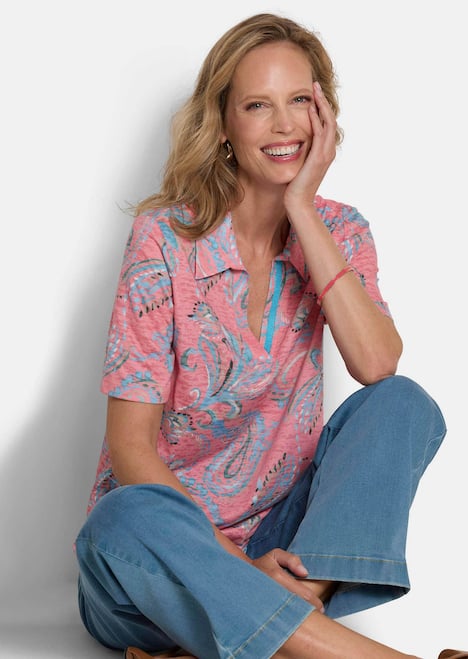 Blusenshirt mit Paisley-Muster