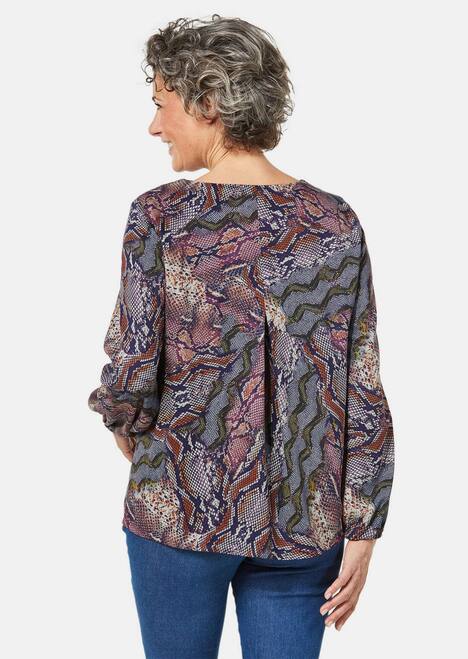 GOLDNER Blouse met print Gedessineerde blouse