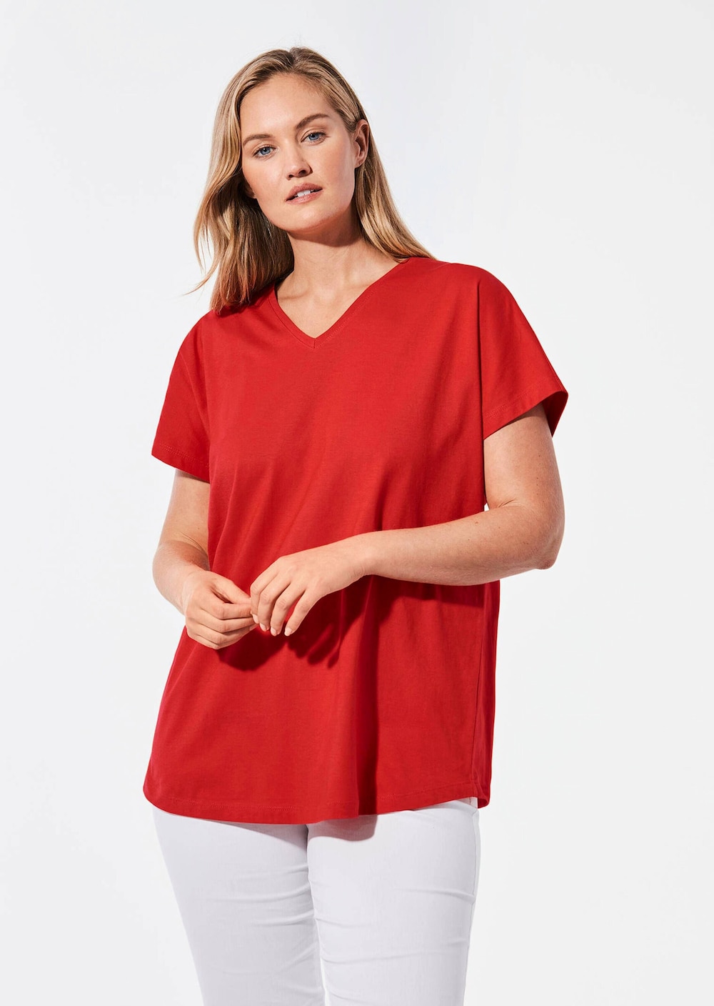 Shirt mit V-Ausschnitt