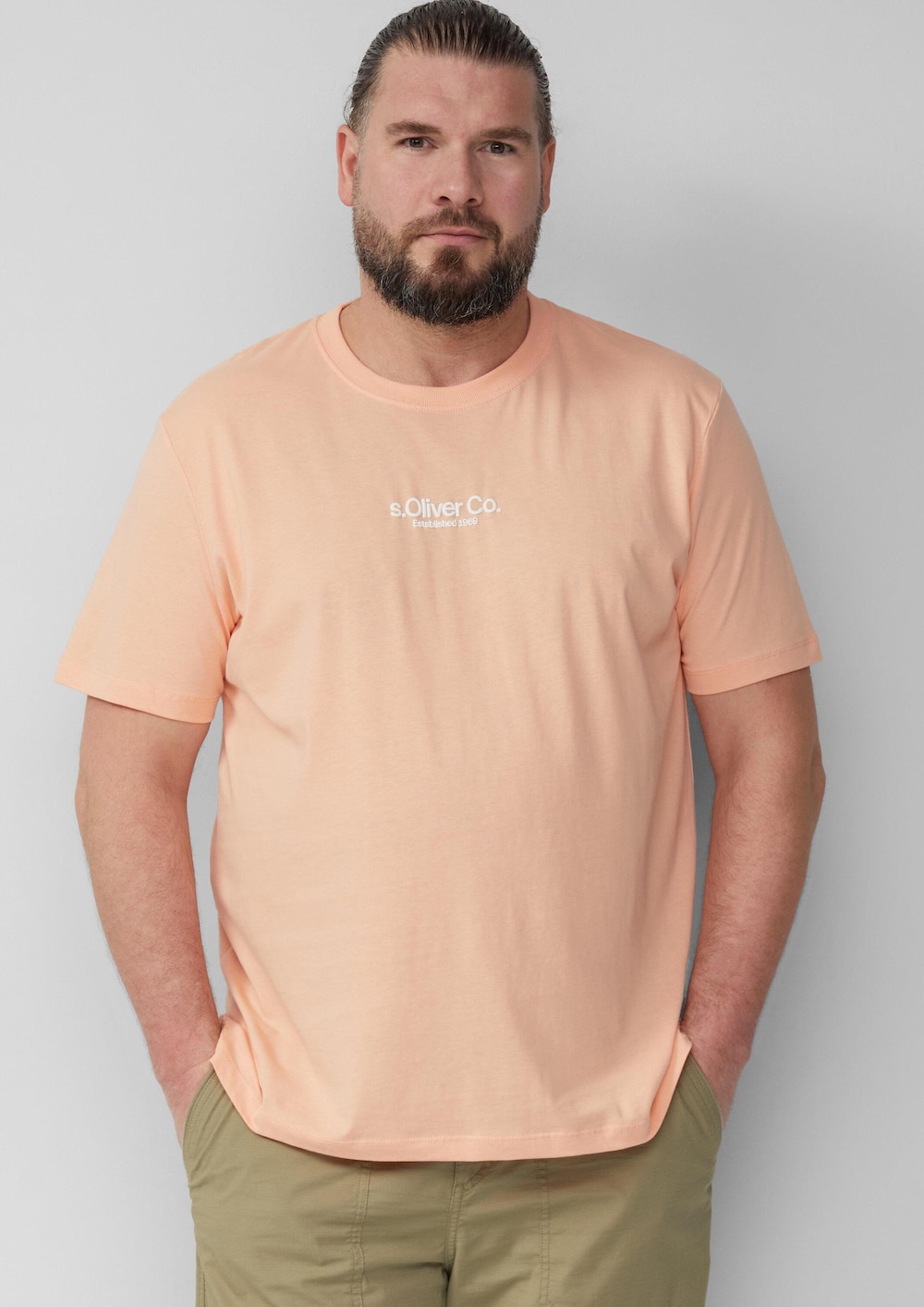 T-Shirt aus Baumwolle mit Logo-Print
