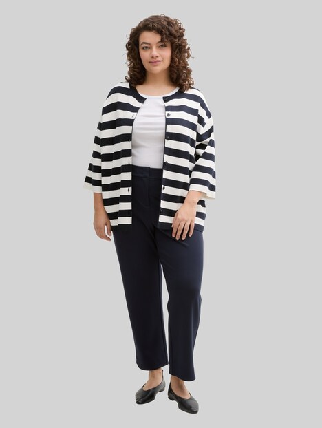 Cardigan mit Streifenmuster