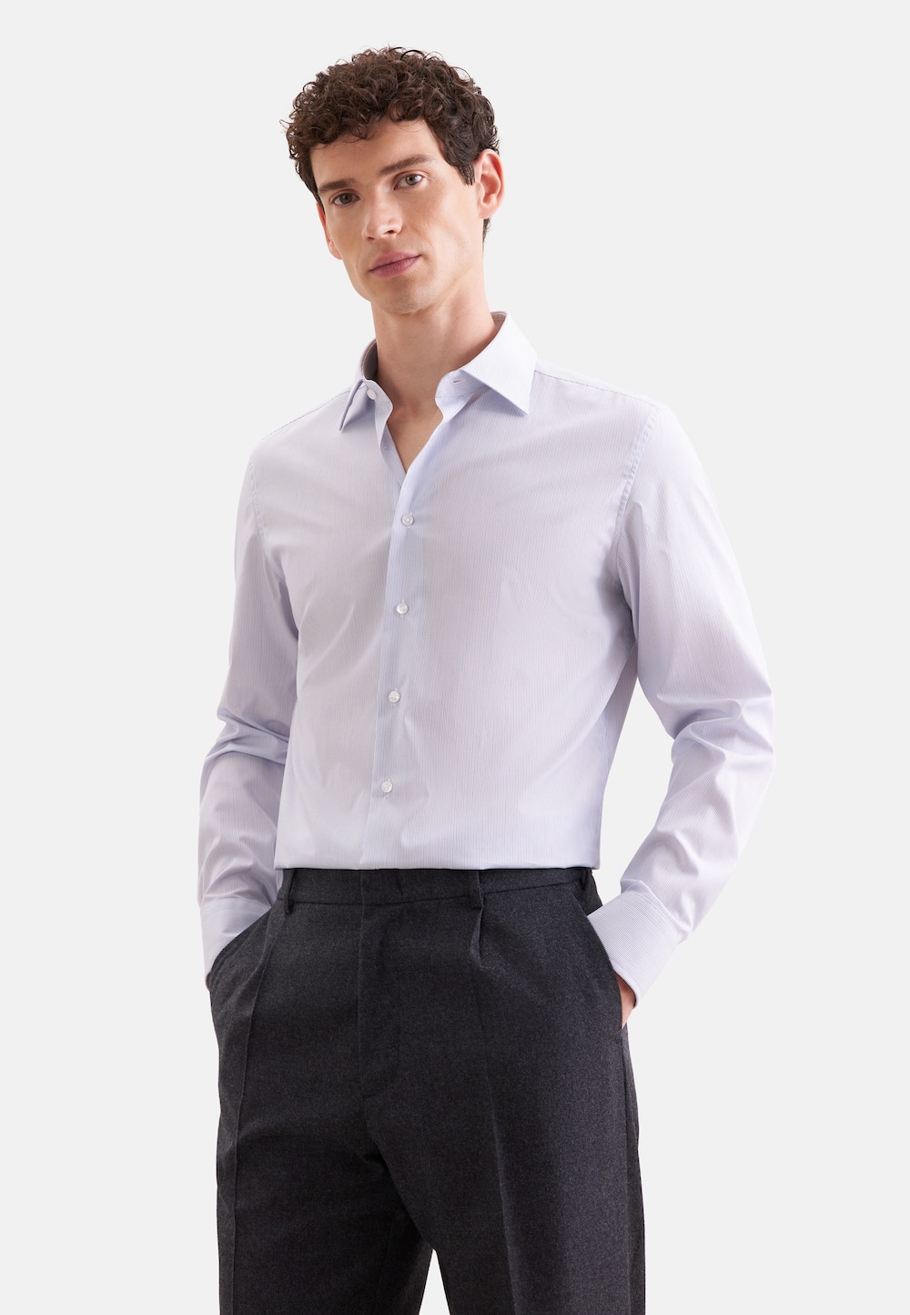 Herren Business Hemd - Gestreift