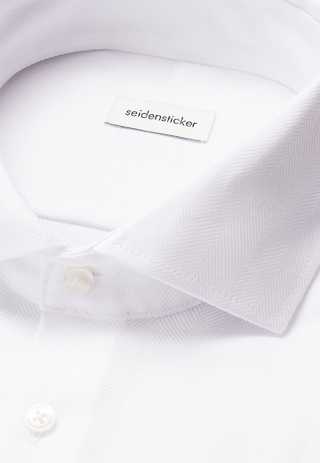 Herren Business Hemd - Fischgrat