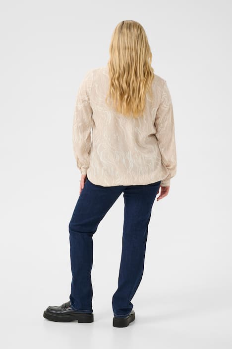 Langarm-Bluse Regular fit