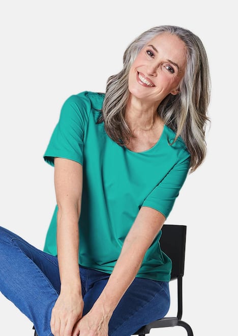 Gepflegtes Shirt in formstabiler Ware