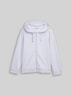 Hoodie Sweatjacke aus Scuba