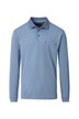 Polo-Shirt Langarm uni