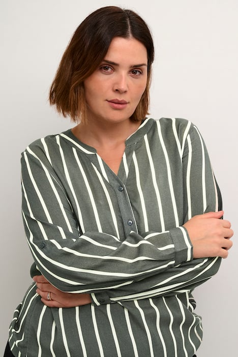 Langarm-Bluse Regular fit