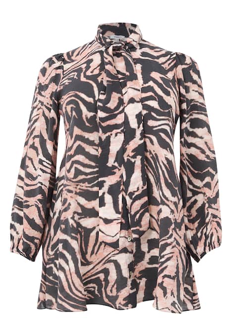 Bluse mit Druck