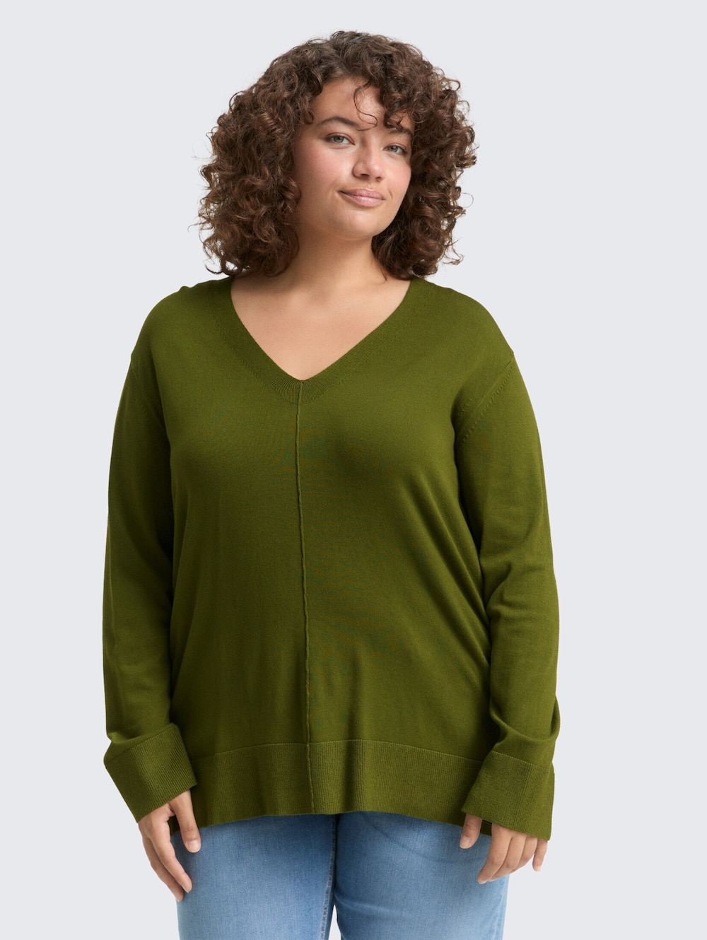Tom Tailor Women PLUS Pullover & Strickjacken Plus Size - Loose Fit Strickpullover