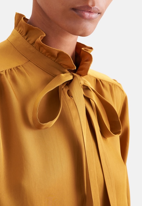 Damen Ausgestellte Bluse - Uni