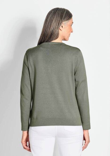 Figurnahes Twin-Set aus Pima-Baumwolle