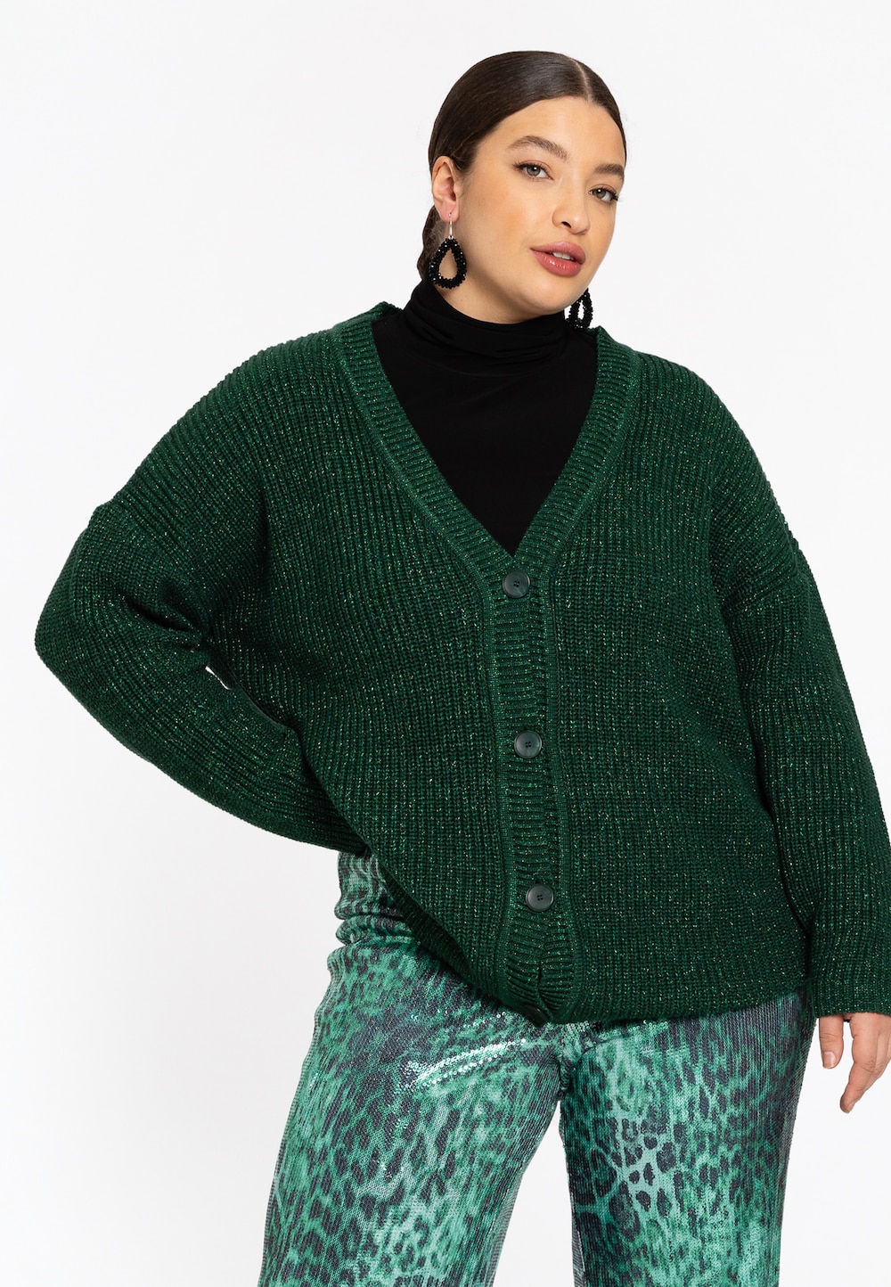 Strickjacke mit Langarm
