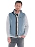 Herren Wattierte Performance-Weste , Mittelblau