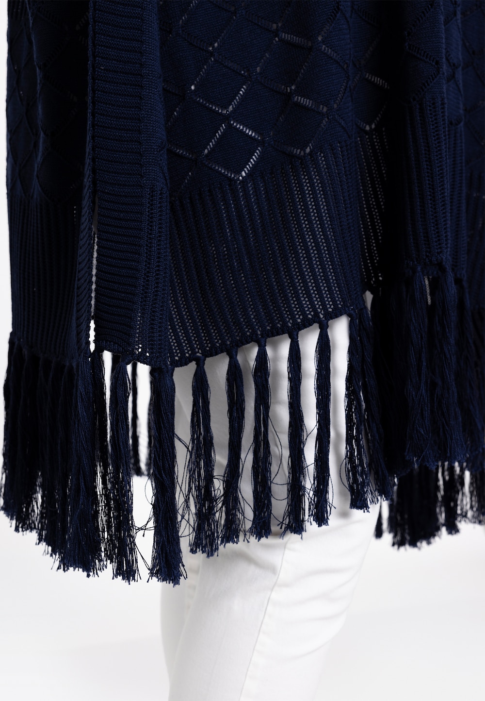 Poncho mit Langarm