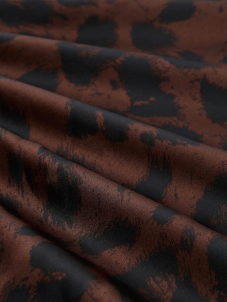 Tom Tailor Women PLUS T-Shirt Plus Size - Loose Fit Langarmshirt mit Leo-Print