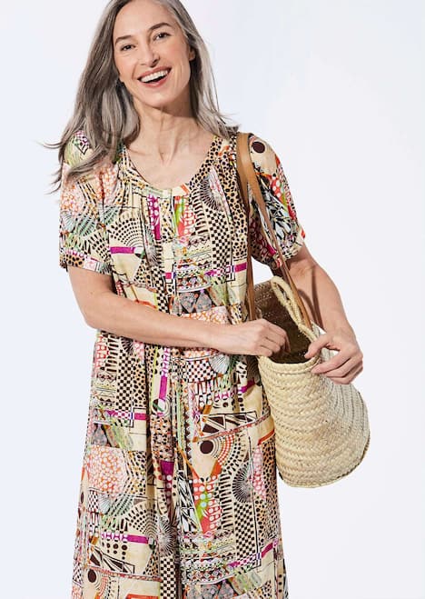 Hängerchen Kleid im Mustermix