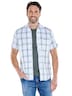 Herren Overshirt mit Reißverschluss , Gruen