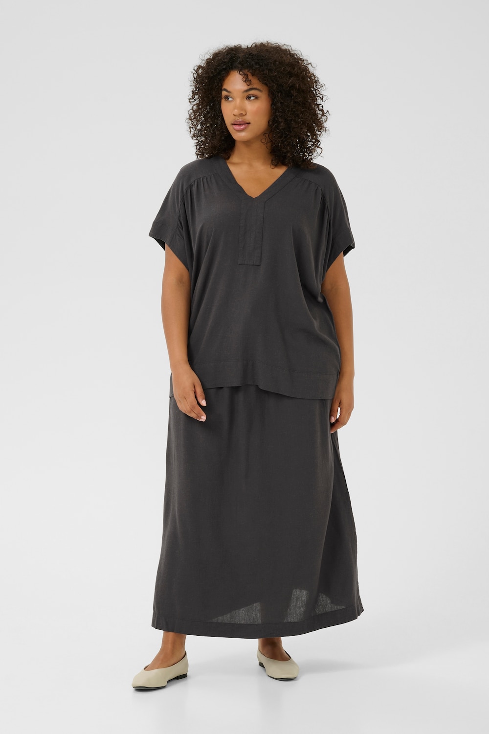 Kurzarm-Bluse Loose fit