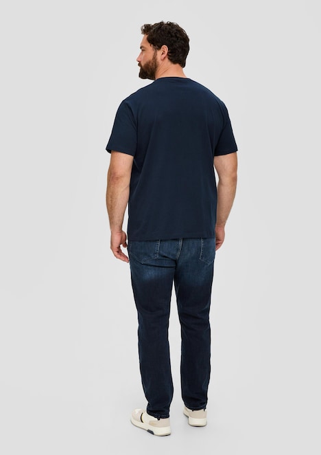 Baumwoll-T-Shirt mit Logo-Print