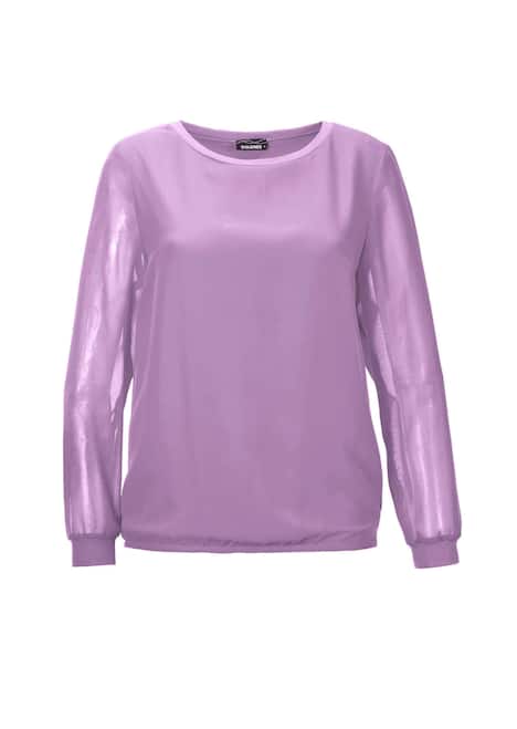 GOLDNER Schlupfbluse Blouse van luchtig chiffon
