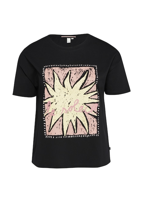 Baumwollshirt mit Frontprint