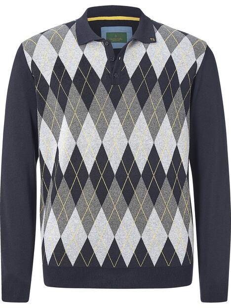 Charles Colby Langarm-Poloshirt EARL JERRY