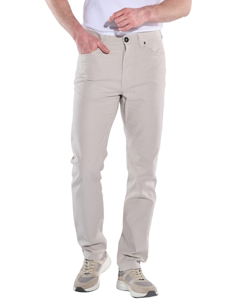 Herren Softe 5-Pocket Hose , Beige