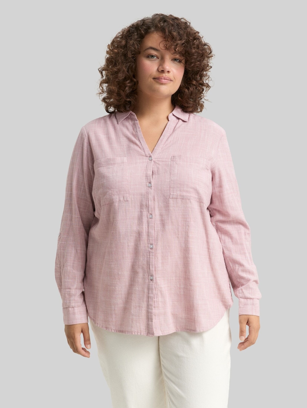Bluse mit Brusttaschen