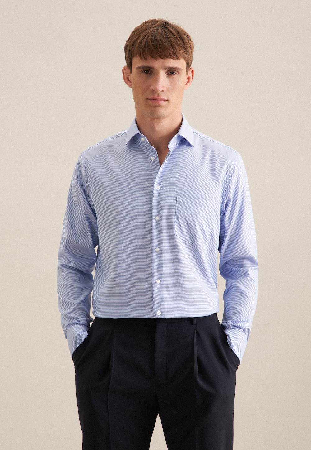 Herren Business Hemd - Struktur