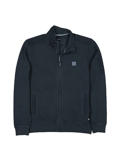 engbers Herren Sweatjacke Stehbund , Saphirblau