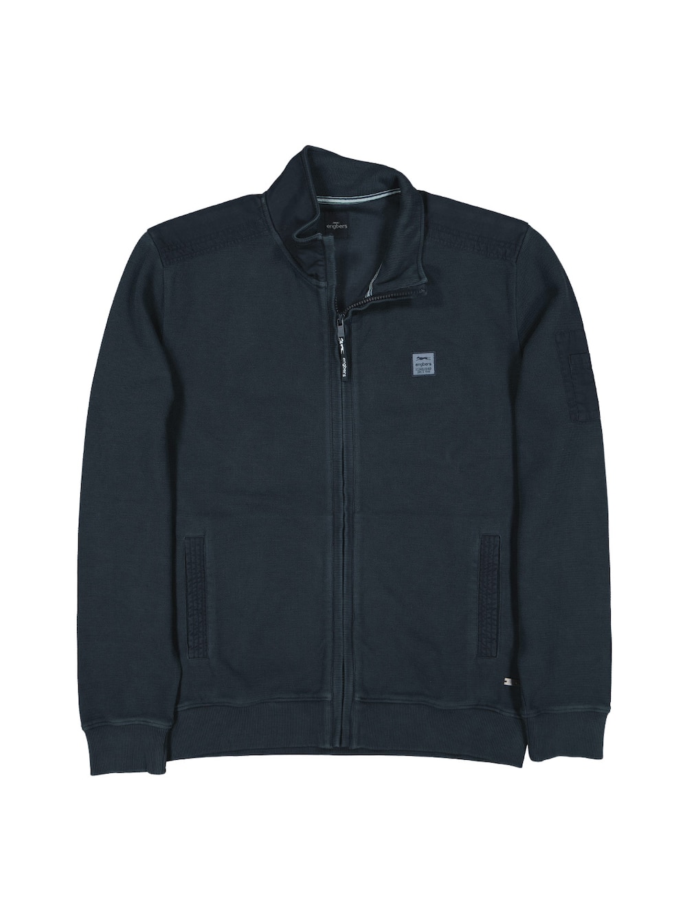 engbers Herren Sweatjacke Stehbund , Saphirblau