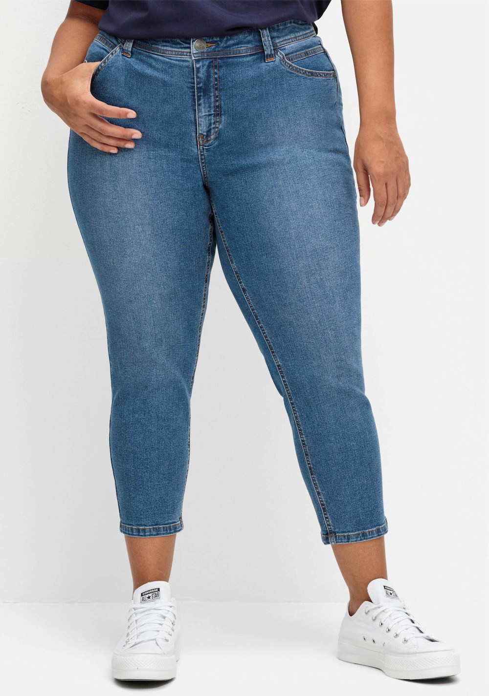 7/8-Jeans Uni