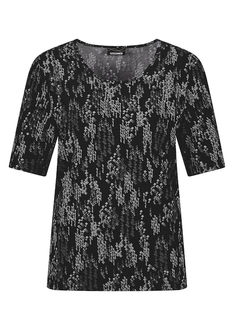 GOLDNER Shirt Shirt van zachte viscose