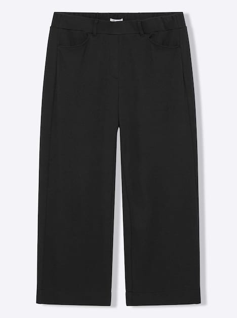 Hose Culotte in Struktur-Optik Rundumdehnbund