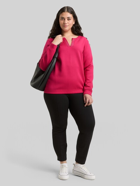 Scuba Sweatshirt mit Strasssteinen
