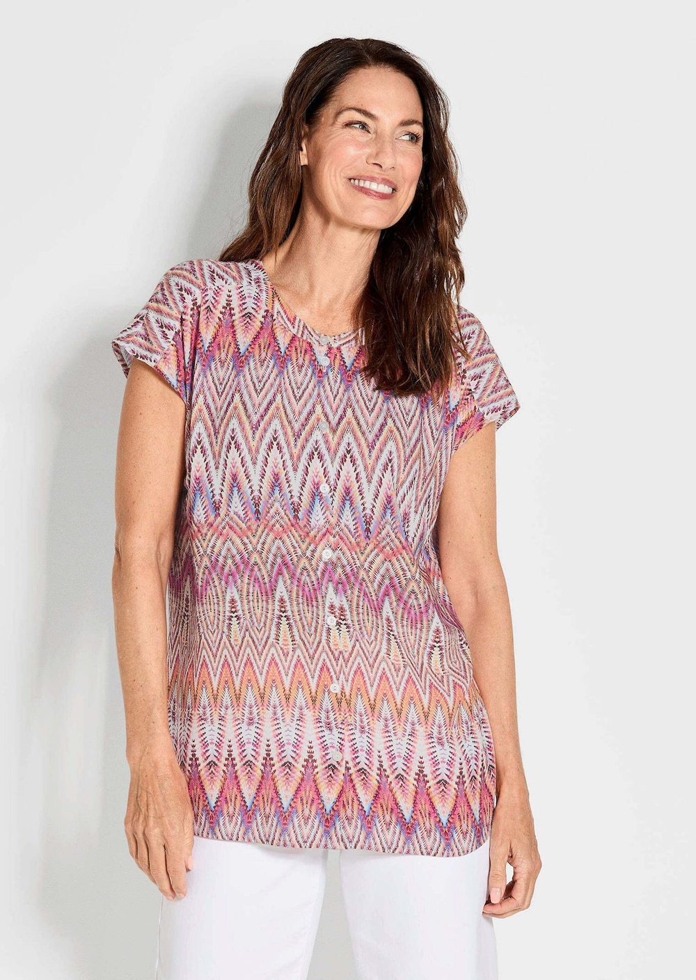 Legere Bluse mit Druck