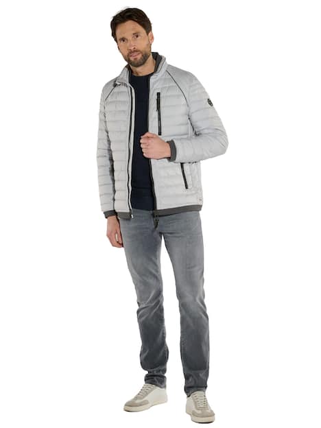 engbers Herren Steppjacke regular , Silbergrau