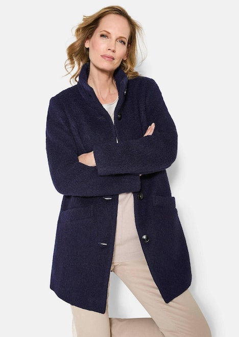 Stepp-Winterjacke mit Kapuze