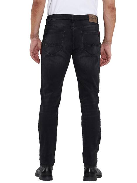 engbers Herren Super-Stretch-Jeans slim fit , Schwarz