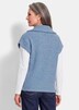 Gemêleerd vest met ritssluiting